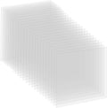 24 Pack 4 Mil Clear Mylar Stencil Sheets, 12" x 12" Blank Reusable Plastic Template Sheets for Cricut, Laser Cutting, Gyro-Cut Tool Template Material
