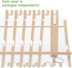 CONDA 8 Pack 16" Tabletop Display Easel, Portable A-Frame Tripod Display Easel for Painting Party & Displaying Canvases, Photos, Display Tripod Holder Stand for Students Kids Beginners