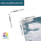 Mat Board Center, Pack of 10, 16x20 for 12x16 White Photo Picture Mats - Acid Free, 4-ply Thickness, White Core - for Pictures, Photos, Framing