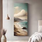 PHOENIX 12x36 Inch 3 Pack Gallery Canvas - 1.5 in Thick Extra Large Skinny Canvases for Painting - Deep Edge 100% Cotton 11 Oz. Gesso Primed White Blank Professional Canvas Oil & Acrylic Paints