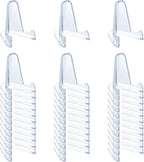 36 PCS Acrylic Display Holder Clear Display Easel Stands for Coins Capsules Phone Medals Stones Cards (Medium)