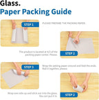 HANA PAPER 30.5" x 17" Large Size (150 sheets, 5.5lb) Packing Paper Sheets for Moving, A grade of Newsprint paper for wrapping, storage, shipping. Box packaged. Ideal for wrap dish, glassware.