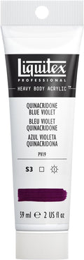 Liquitex Professional Heavy Body Acrylic Paint, 2-oz (59ml) Tube, Quinacridone Blue Violet
