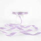HUIHUANG Light Purple Satin Ribbon 1/2 inch Continuous 50 Yards Lilac Double-Faced Satin Ribbon for Gift Wrapping, Bows, DIY Crafts, Flower Bouquet, Wedding Bridal Shower Decor, Holiday Decor