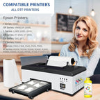 DTF Ink Yellow 500ml - Premium Heat Transfer Ink Conversion Kit Refill for L1800, I3200, R1390, XP600, R2400, L800, 1430, P400, P800, R2000, XP-15000 Printers, for DTF Film