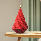 Conical Irregular Candle Mold Abstract Art Striped Candle Soap Silicone Mold Fondant Chocolate Cake Baking Mould Plaster Clay Resin Epoxy Mold Home Decor