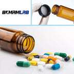 10ml Amber Small Glass Vials 50pcs with Screw Caps(50pcs)