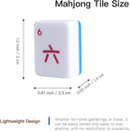American Mahjong Tile Set (Blue)