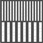 CrafTreat Reusable Geometric Stripe Stencils for Painting on Wood, Wall, Tile, Canvas, Paper, Fabric and Floor - Stripes - 6x6 Inches - DIY Art and Craft Stencils
