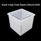 4 Inches Cube Silicone Molds Square Silicone Molds Resin Epoxy Casting Molds