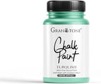GRANOTONE Chalk Paint for Furniture, Home Decor, Crafts | Eco-Friendly | All In One Paint | No Wax Needed | Versatile DIY Solution | 120 ML (TURQUISH)