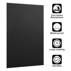 5 Pack 5052 Anodized Aluminum Sheet Metal 12 x 6 x 1/32 Inch Black Rectangular Aluminum Metal Plate Engraving Blanks for Laser Engraving