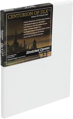 Centurion Deluxe Professional Oil Primed Linen Stretched Canvas, 11oz Linen, 9x12 - Box of 6, 0.67" Deep Canvases, Kiln-Dried Stretchers, Back Stapled, Premium Medium Weight Canvas for Oil Paintings