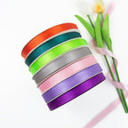 5/8 Inch 100 Yards Satin Ribbon Apple Green, Solid Color Fabric Ribbon for Gift Wrapping, Wedding, Polyester Gift Ribbon for Birthday Party Decoration, Craft, Hair, Floral, Sewing