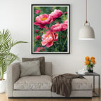 Moohue 14 ct Counted Cross Stitch Kits for Adults Flowers Cross Stitch Patterns Stamped Printed Cross Stitch Kits (Flowers 11)