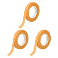 MECCANIXITY 3 Rolls Floral Tapes, 30 Yard x 1/16 in Florist Crepe Flowers Bouquets Tape Adhesive Waterproof for Flower Arranging Wrapping, Orange
