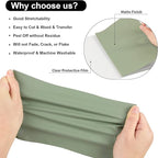 VINYL FROG Heat Transfer Vinyl Roll HTV Vinyl - 12" x12ft Khaki Green Iron on Vinyl for T-Shirts, Heat Press Vinyl for DIY Craft Designs (Khaki Green)