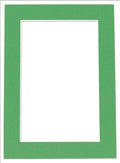 11x14 Mat for 8.5x11 Photo - Precut Bright Green Picture Matboard for Frames Measuring 11 x 14 Inches - Bevel Cut Matte to Display Art Measuring 8.5 x 11 Inches - Acid Free ONE MAT