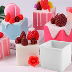 4 Inch Cube Silicone Mold Super Large Square Resin Mold Resin Epoxy Casting Molds