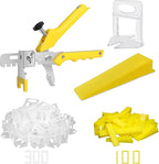 DGSL Tile Leveling System with Tile Plier - 300-Piece Tile Spacers Clips and 100-Piece Reusable Wedges - Tile Tools Set for Stone Installation (1/16 Inch Tile Spacers)