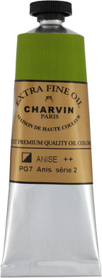 Charvin Extra Fine Oil Paint, Anise 60 ml - Triple-Milled, Rich Texture, Poppy Oil-Based, Light-Fast, Handmade, Archival Quality