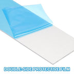 PATIKIL 6061 T651 Aluminum Sheet Metal 4 x 3 x 1/8(0.125") Inch 3Pcs Flat Plain Aluminum Plate Covered Stock with Protective Film, Heat Rectangle 3MM for Lndustry Crafting