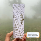 Artist Bookmark Sketchpad Combo – 300 GSM 100% Cotton & 320 GSM Cellulose Ivory Paper | Premium Mixed Media Paper for Watercolor, Gouache, Calligraphy & Ink – Bookmark Size 6x2”