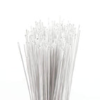 CCINEE 24 Gauge White Floral Wire Stem for Flower Arrangement Craft Supply,16 Inch,200PCS