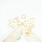 Hilsayum Cat Stitch Markers Cute Stitch Markers Metal Stitch Marker for Crocheting