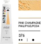 MEEDEN Artist Grade Oil Paint: Pink Champagne - 170ml/5.7oz Tube - Professional Art Paints for Canvas Painting