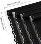FUHITIM 20 Sheets Flower Wrapping Paper - Waterproof Floral Bouquet Wrapping Paper, Florist Supplies Packaging Paper for Wedding Birthday Gift DIY Crafts (Black)