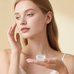 5g Cosmetic Sample Jars with Lids, 50 Pack Clear Small Plastic Containers for Skincare, Face Cream & Lip Balm, BPA-Free, Refillable Travel Size Containers