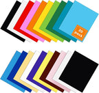 HTVRONT Heat Transfer Vinyl Bundle - 20 Pack 12" x 10" Iron on HTV for T-Shirt - 18 Assorted Colors Compatible with Cricut Cutting Machine, for Silhouette Cameo or Heat Press Machine