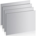 16" x 12" 18 Gauge Steel Sheets Metal Cold Rolled Steel Plate, 4 Pcs Weldable Metal Sheet for DIY Craft Projects, Industrial, Professional