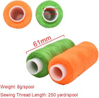 Sewing Thread 60 Colors Sewing Industrial Machine and Hand Stitching Cotton Sewing Thread (60 Color)