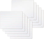 U Brands Dry Erase Lap Boards, Double Sided, Small White Board, 9" x 12" Inches, 10 Count