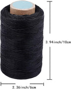 284Yards Leather Sewing Waxed Thread-Practical Long Stitching Thread for Leather Craft DIY/Bookbinding/Shoe Repairin