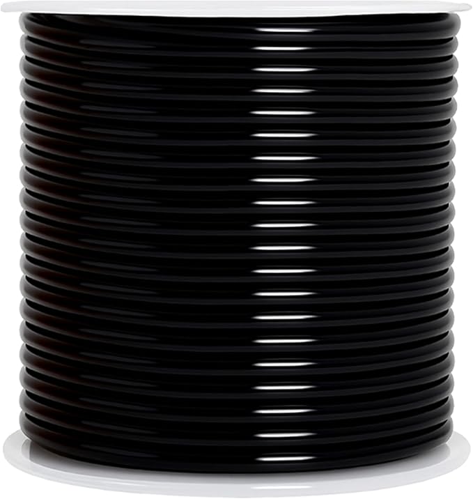Mandala Crafts 13 Gauge Anodized Aluminum Craft Wire for Jewelry Making - 300 FT Colored Flexible Silver Black Wire - Bendable for Bonsai Armature Crafting Sculpting