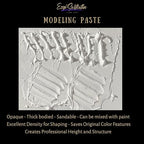 Premium Modeling Paste | Molding Paste | 8 oz | Lightweight Product | Ideal for Artwork and DIY | Perfect Density | by Ezgi Sertcetin