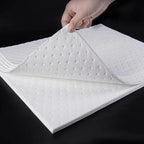 50Pads Oil Absorbing Pads,Heavyweight White Absorbing Heavy Weight 15" x 20" Oil-Only Absorbent Mat Pad…