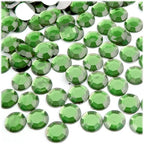 The Crafts Outlet 144pc Rhinestones Round 10mm - Flatback Orange