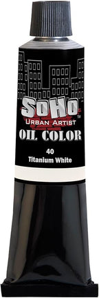 Soho Urban Artist Oil Paint - Titanium White, 170 ml Tube - Best Valued Oil Colors for Painting, Excellent Pigment Load
