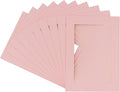 5.5x8.5 Mat for 8.5x11 Frame - Precut Mat Board Acid-Free Show Kit with Backing Board, and Clear Bags Soft Pink 5.5x8.5 Photo Matte For a 8.5x11 Picture Frame Matboard for Framing, Pack of 100 Mats