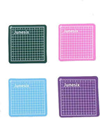 4PCS Mini Cutting Pad Self Healing Craft Mat Small Sewing Cutting Mat Non-Slip Mini Cut Board for Scrapbooking Quilting Sewing Accessories Green