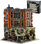 Retro Modular Buildings City Sets,Abandoned Expert Garage and Rusted Cars,City Modular Collection Kit,3325 pcs for Adults & Teen