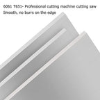 6061 T651 Aluminum Sheet Metal 8" x 8" x 1/2"(12.7MM) Inch Flat Plain Aluminum Plate Covered with Protective Film, Heat Treatable Rectangle 0.50" Thick Aluminum Metal Plate for Industrial, Crafting