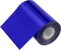 PATIKIL 4"x400Ft Hot Stamping Foil Paper, Heat Transfer Hot Stamping Paper Foil Roll for Leather DIY Logo Decor Craft Gift Package Scrapbook Card, Dark Blue