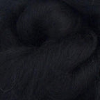 Revolution Fibers Merino Wool Combed Top | 1 lb Premium Wool Roving | 22 Micron, Best Merino Wool for Spinning, Tapestry, Needle Felting, Big Yarn Roving and Wall Hangings (Raven Black)