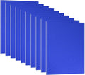 PATIKIL 3.3x2.1x1/32inch Anodized Aluminum Sheet, 10Pcs Metal Rectangle Aluminum Plate 0.8mm Thick Engraving Blanks for Laser Engraving DIY Decorative Crafting Home Decoration, Blue
