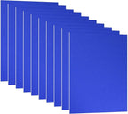 PATIKIL 3.3x2.1x1/32inch Anodized Aluminum Sheet, 10Pcs Metal Rectangle Aluminum Plate 0.8mm Thick Engraving Blanks for Laser Engraving DIY Decorative Crafting Home Decoration, Blue